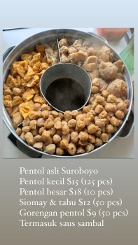 Pentol Kasar Ukuran Besar